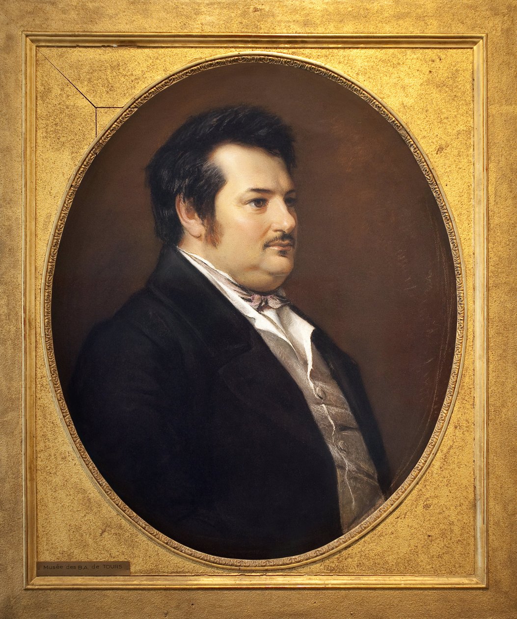 年轻巴尔扎克的肖像（Honore de Balzac 作者 杰拉德·塞金（Gerard Seguin）