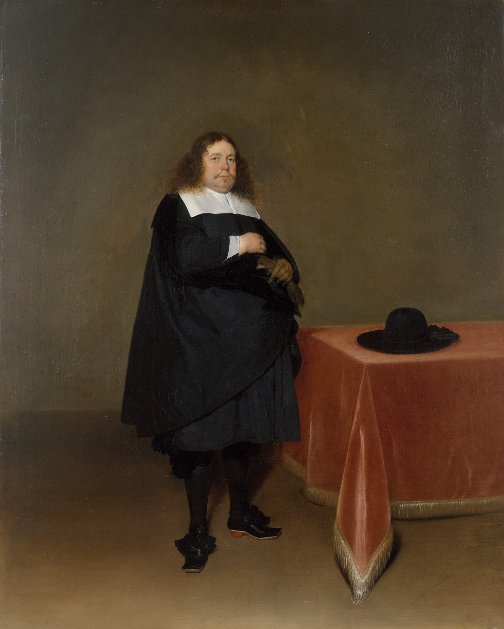 Burgomaster Jan van Duren 1613-1687, c. 1666-67. 作者 杰拉德·特博奇二世