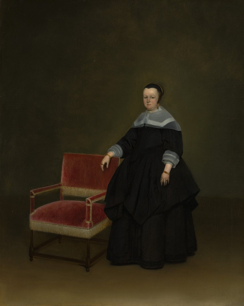 Margaretha van Haexbergen 1614-1676, c. 1666-67. 作者 杰拉德·特博奇二世