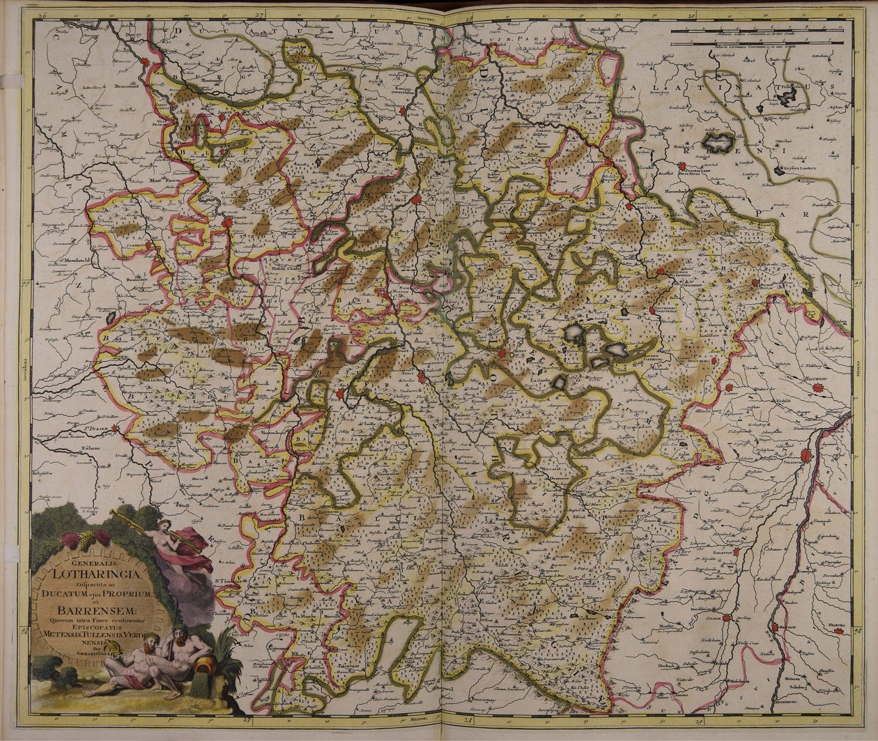洛塔林总主教区（Generalis Lotharingia dispartita in ducatum ejus proprium et Barrensem quorum intra fines continentur episcopatus Metensis, Tullensis, Verdunensis 作者 杰拉德·瓦尔克