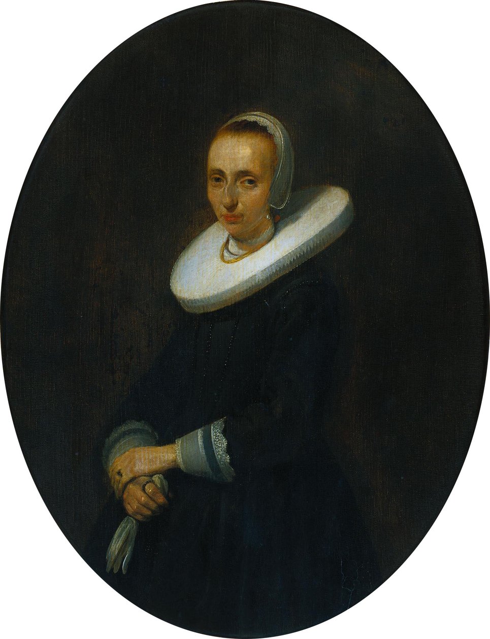 约翰娜-巴多尔（Johanna Bardoel，卒于 1667 年之后）。杰拉德-范德-沙尔克（Gerard van der Schalcke）之妻 作者 杰拉德·特·博尔赫
