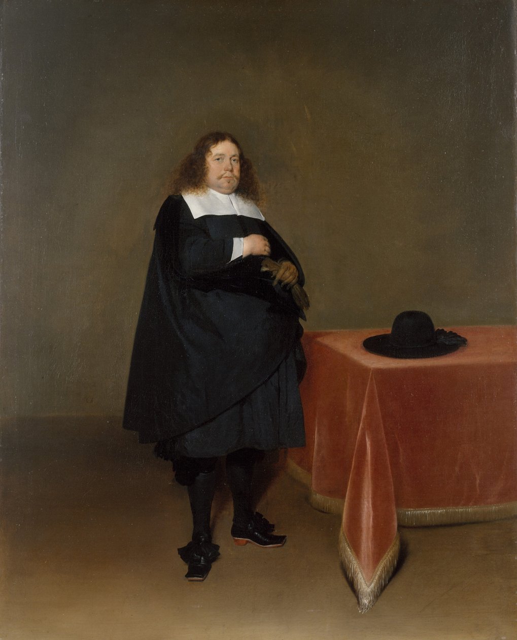 Burgomaster Jan van Duren，c.1666-67 作者 杰拉德·特·博尔赫