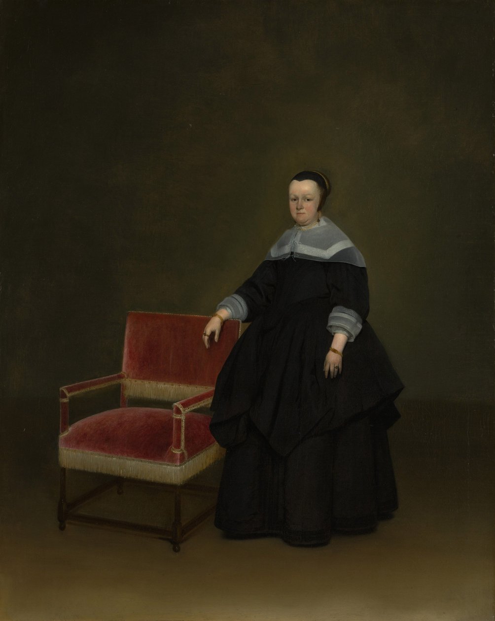 Margaretha van Haexbergen，c.1666-67 作者 杰拉德·特·博尔赫