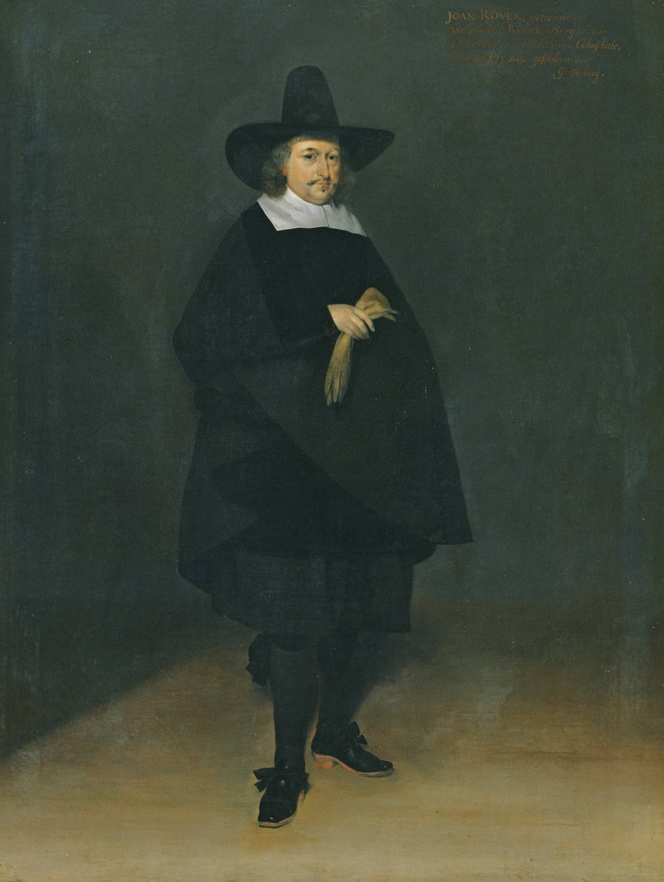 Burgermeister Jan Roever的肖像（1610-61） 作者 杰拉德·特·博尔赫