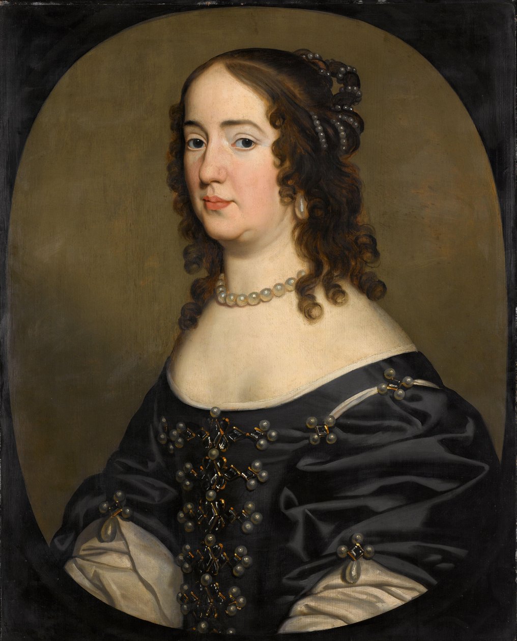 索尔姆斯的阿玛丽亚肖像（1602-75 年） 作者 Gerard van Honthorst（工作室）