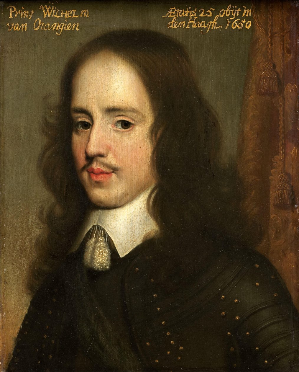 奥兰治亲王威廉二世的肖像 作者 Gerard van Honthorst（工作室）