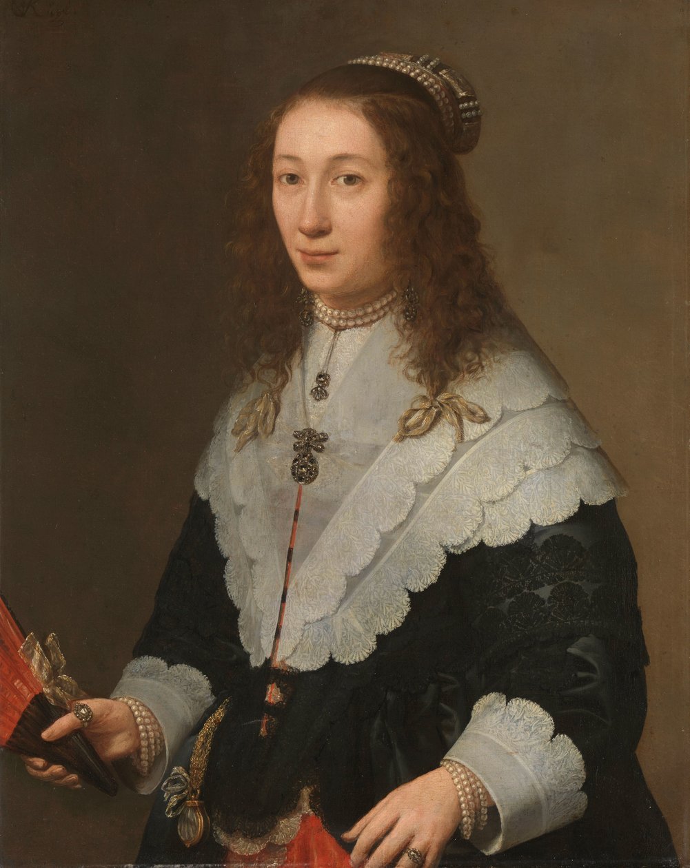 Catharina van Well（1626-1722 年），Guilliaam van Bleyswijk 之妻 作者 杰拉德·范·库伊尔