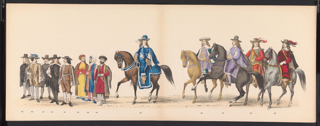 莱顿学生化妆舞会，1875 年（图版 15）
1875 年 6 月 15 日莱顿学生联谊会成员为庆祝莱顿大学建校 300 周年而举行的化妆舞会，描绘了莱顿大学，如图所示。 作者 杰拉杜斯·约翰内斯·博斯