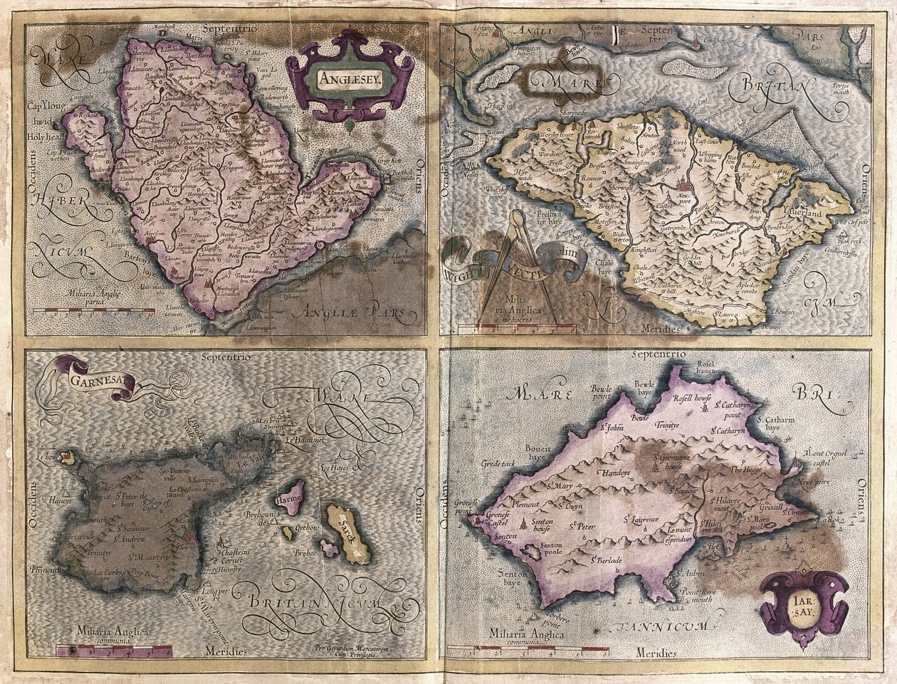 The British Islands (engraving 作者 杰拉杜斯·墨卡托