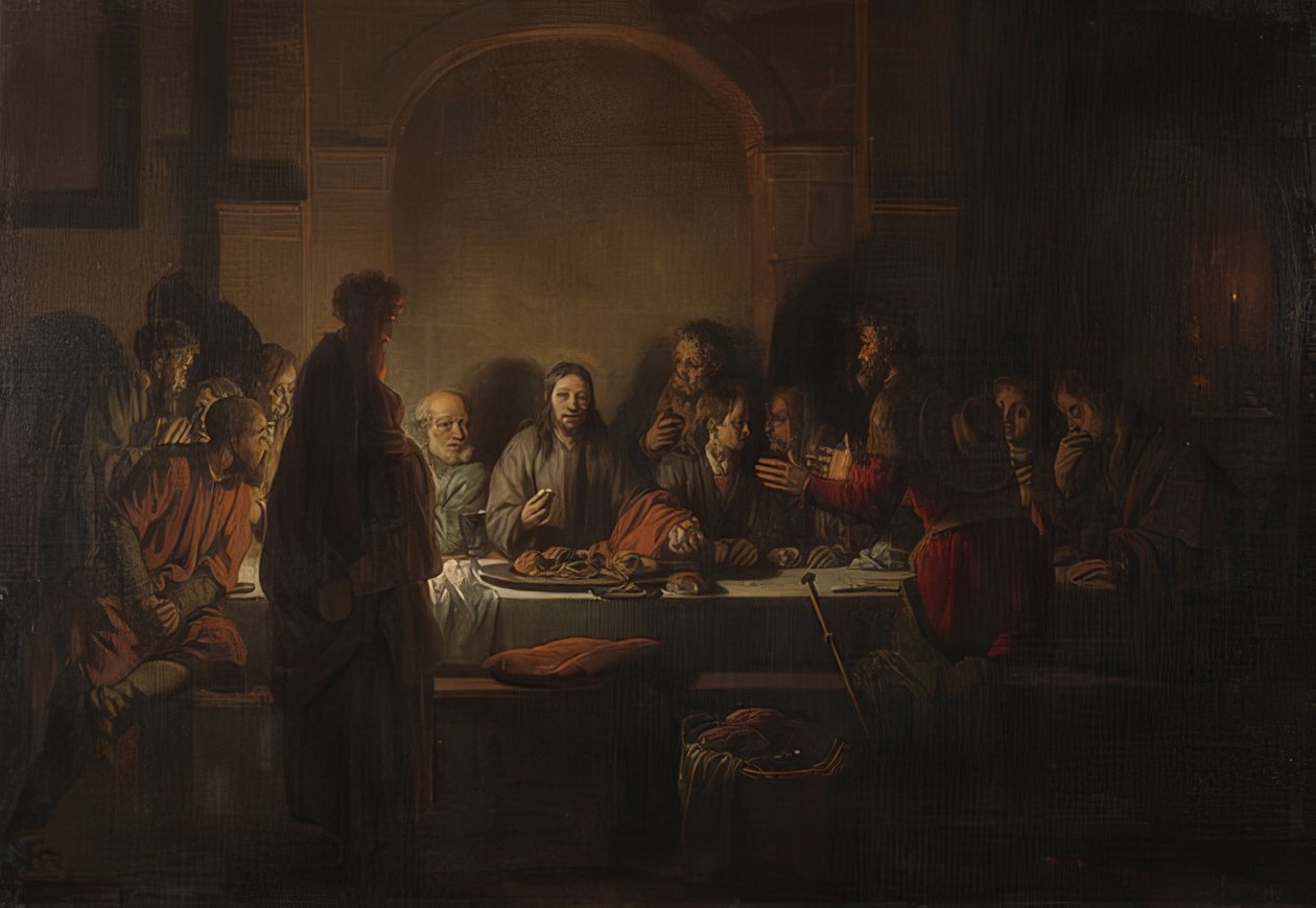 圣礼。 1664 作者 Gerbrand van den Eeckhout