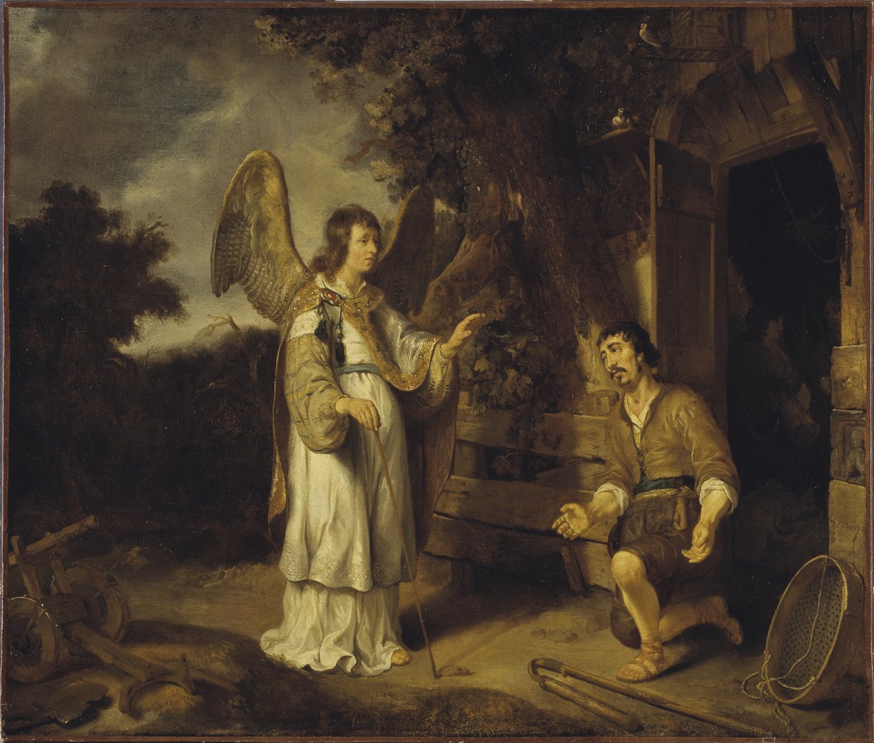 天使和基甸，1640年 作者 Gerbrand van den Eeckhout