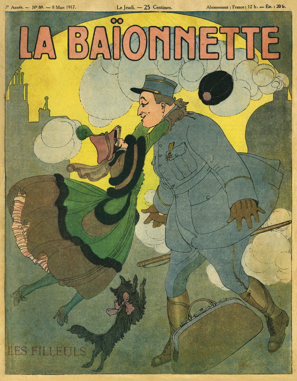 法国报纸《La Baionnette》封面 作者 格达·玛丽·弗雷德里克·韦格纳