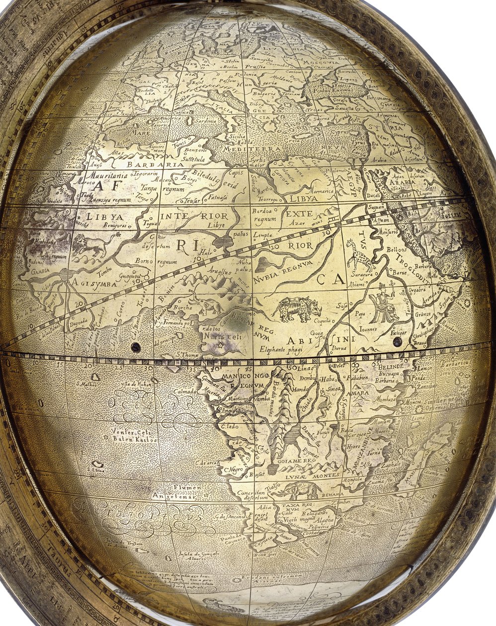 环球报，1579年 作者 杜伊斯堡的Gerhard Mercator