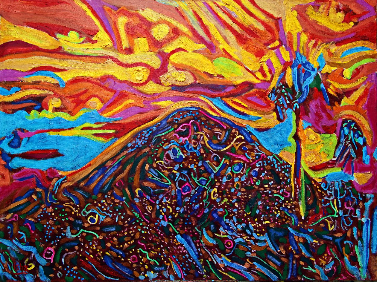 卡博山，2022 年（布面油画） 作者 格哈特·伊斯林豪斯