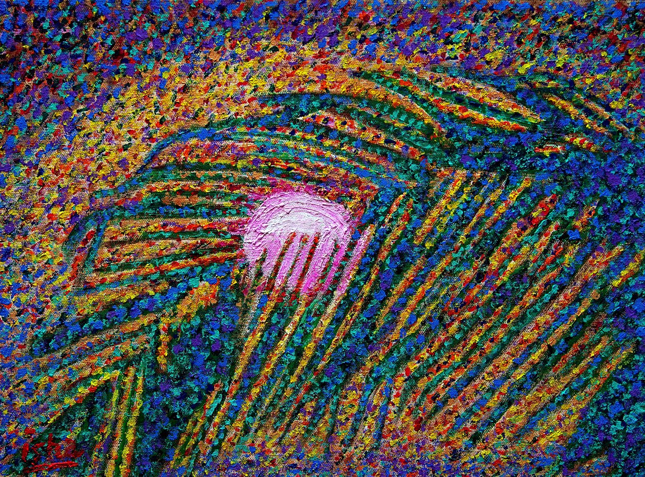 卡波之月，2019（布面油画） 作者 格哈特·伊斯林豪斯