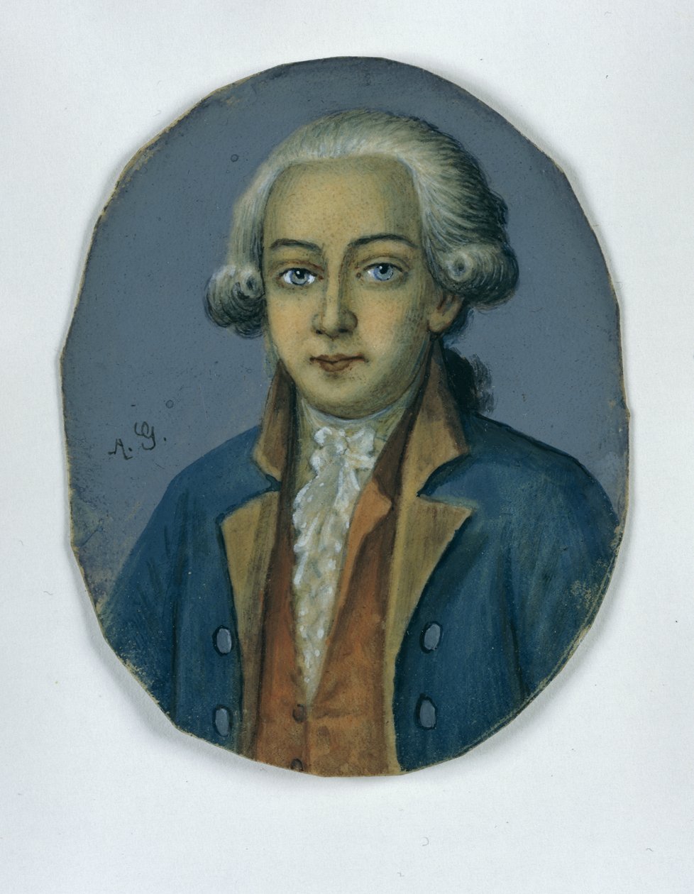 Anastasius Ludwig Mencken，1780年（纸上粉彩） 作者 德国学校