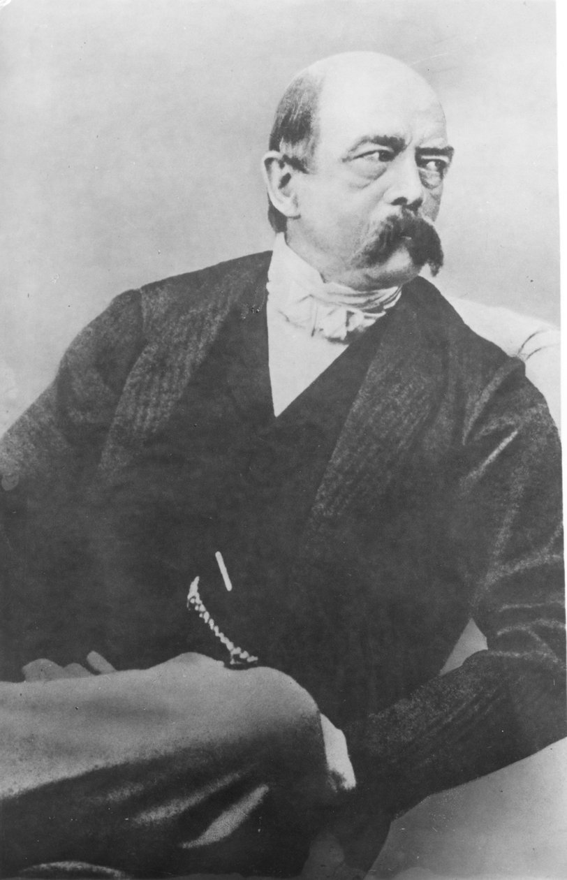 俾斯麦于1866年担任普鲁士部长，1866年 作者 德国学校