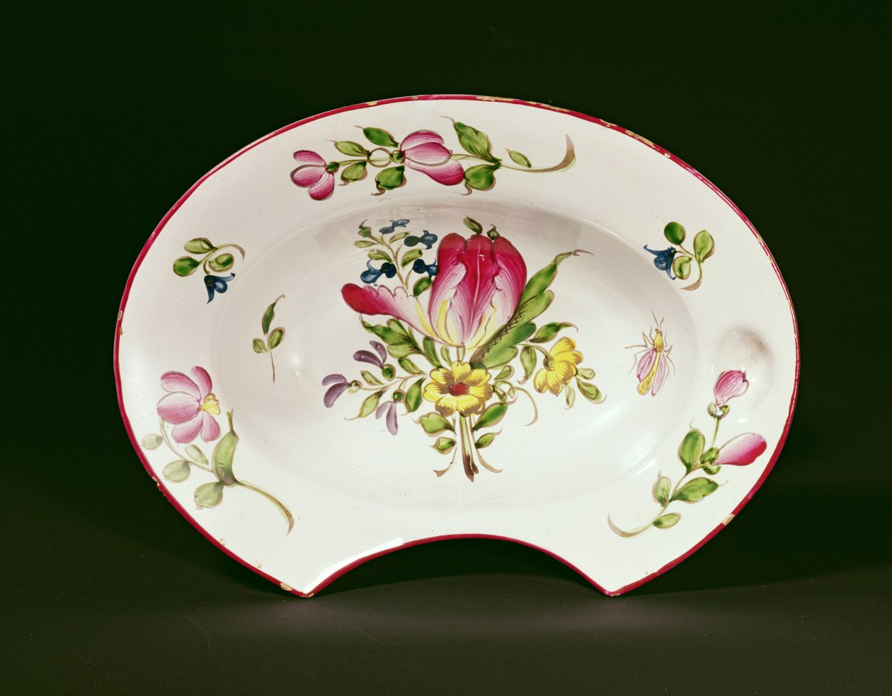 出血碗，斯特拉斯堡，1760（瓷器） 作者 德国学校