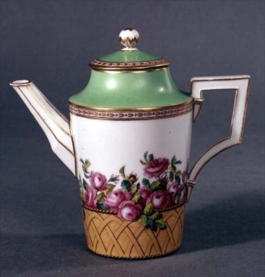 咖啡壶，柏林，c.1790-1800（瓷器） 作者 德国学校