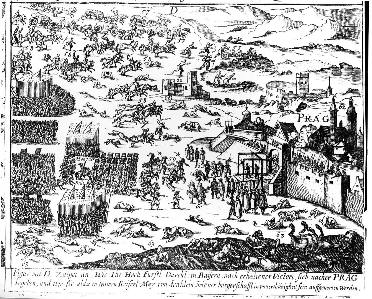 布拉格的赦免，1618年 作者 德国学校