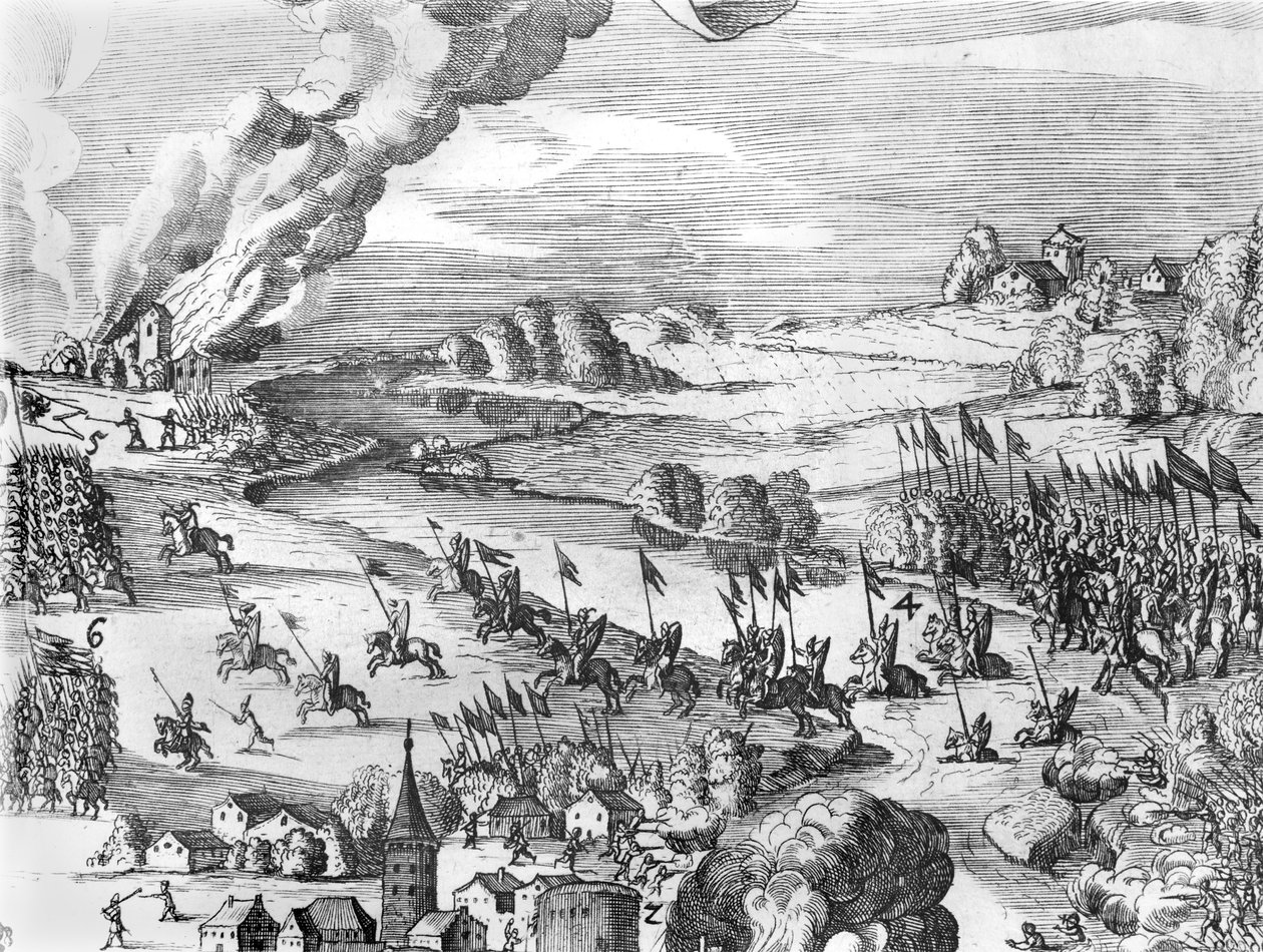 Muhlberg战役的一般视图，细节，1547年4月24日（另见217805至217810） 作者 德国学校