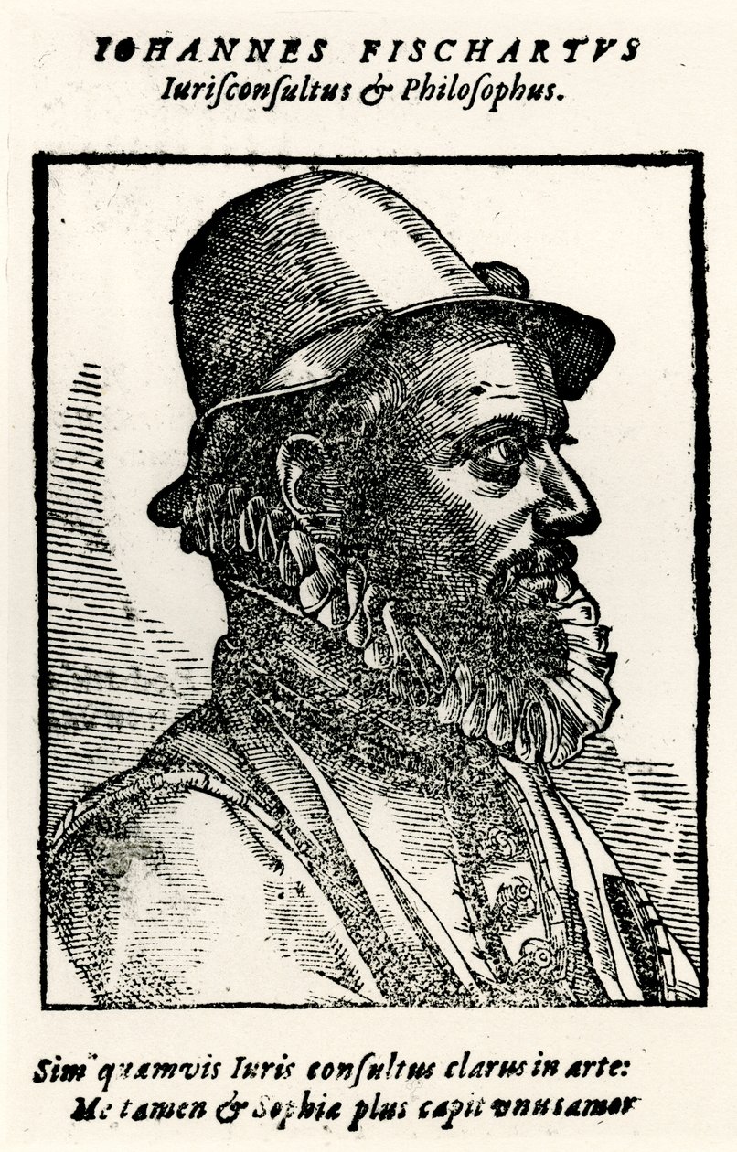 Johann Fischart，1884-90（照片型） 作者 德国学校
