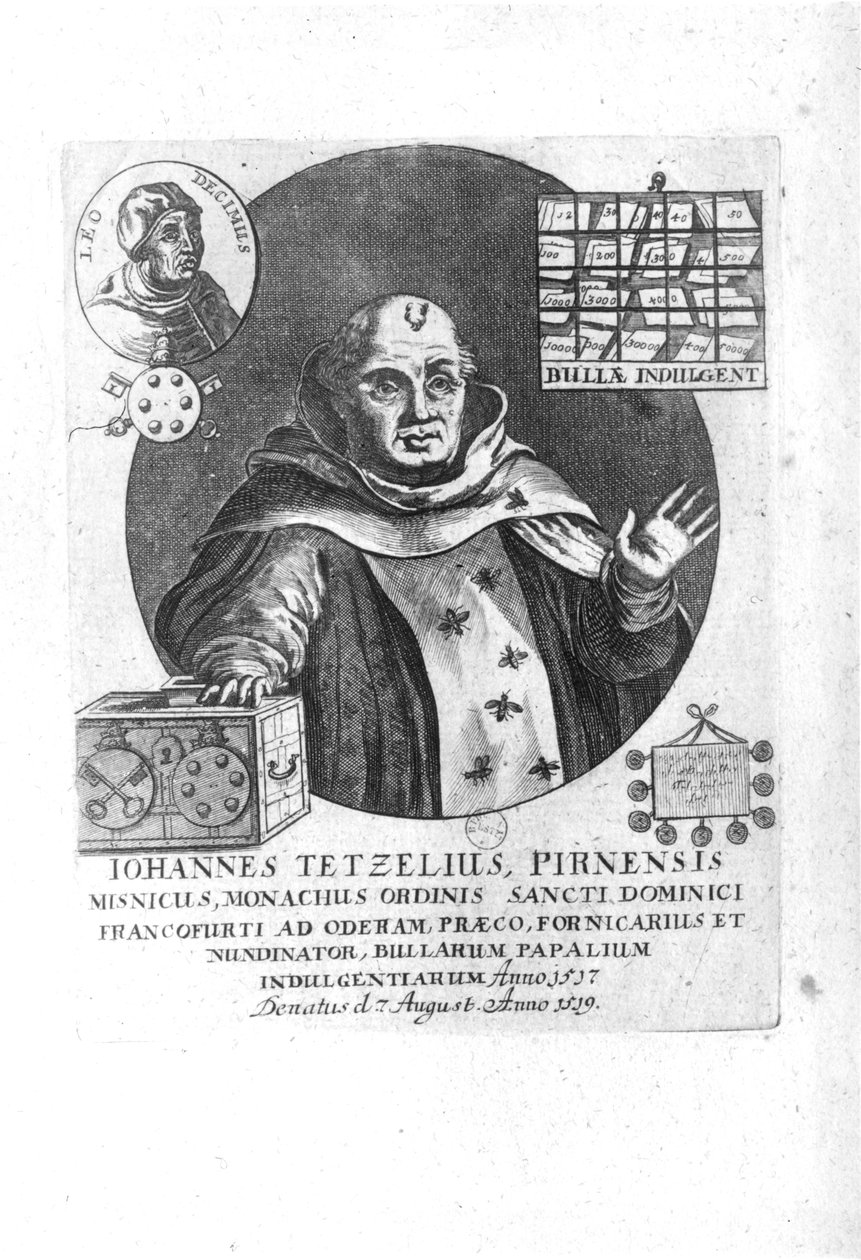 Johann Tetzel（1465-1519） 作者 德国学校