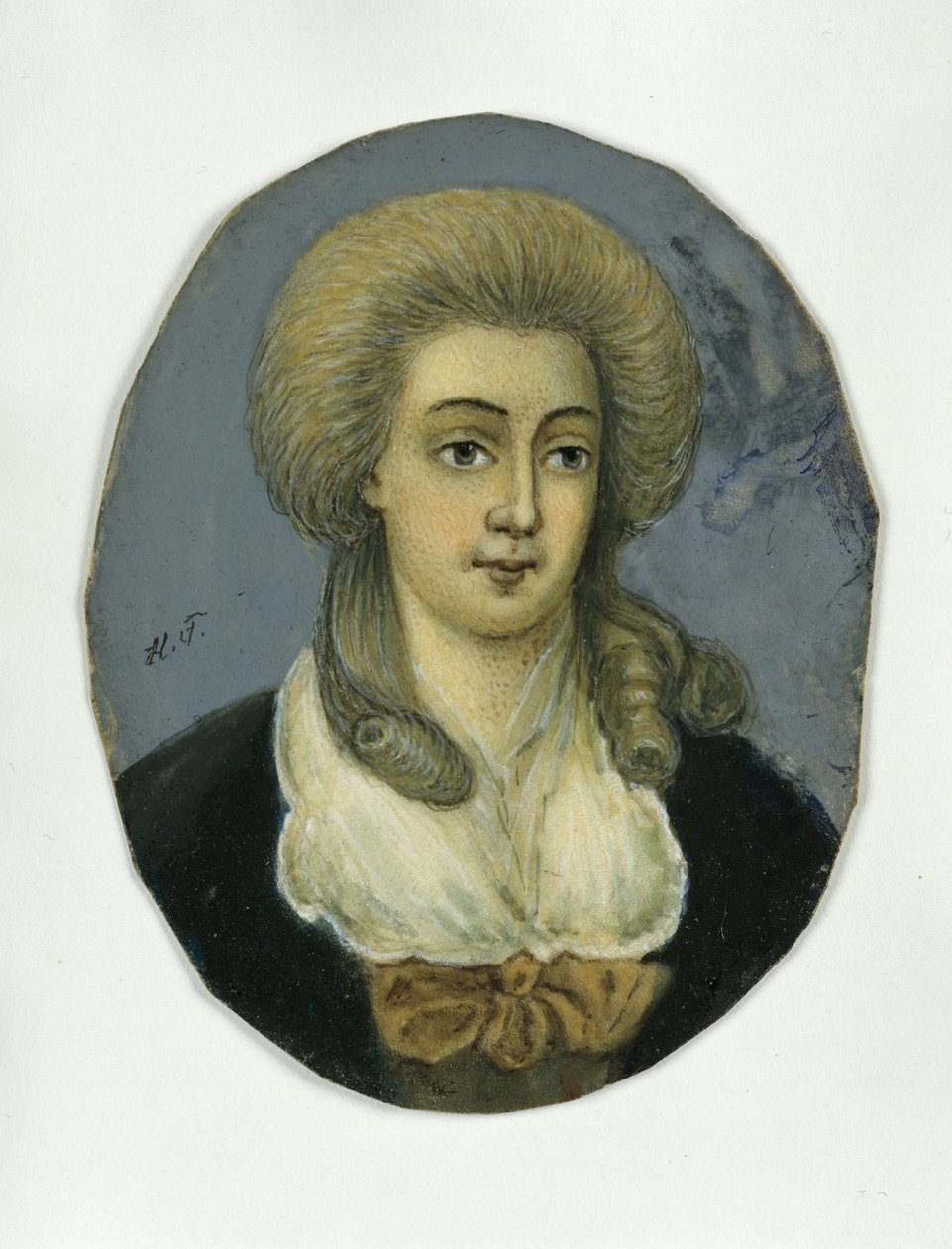 Johanna Elisabeth Mencken（纸上粉彩） 作者 德国学校