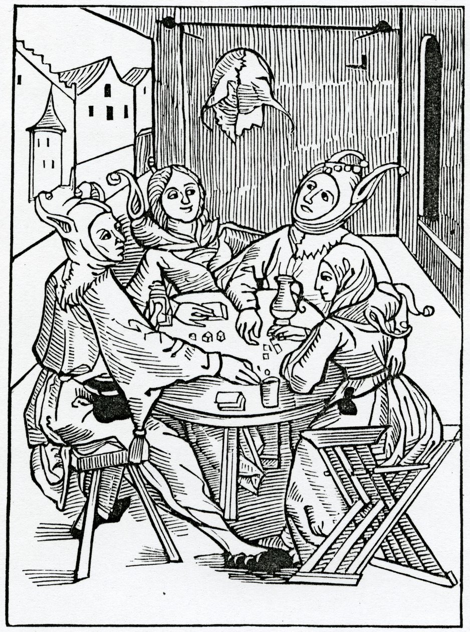 来自亚历山大·巴克莱（Alexander Barclay）的“愚人船”（The Ship of Fools）的英文译本，来自1874年出版的版本 作者 德国学校