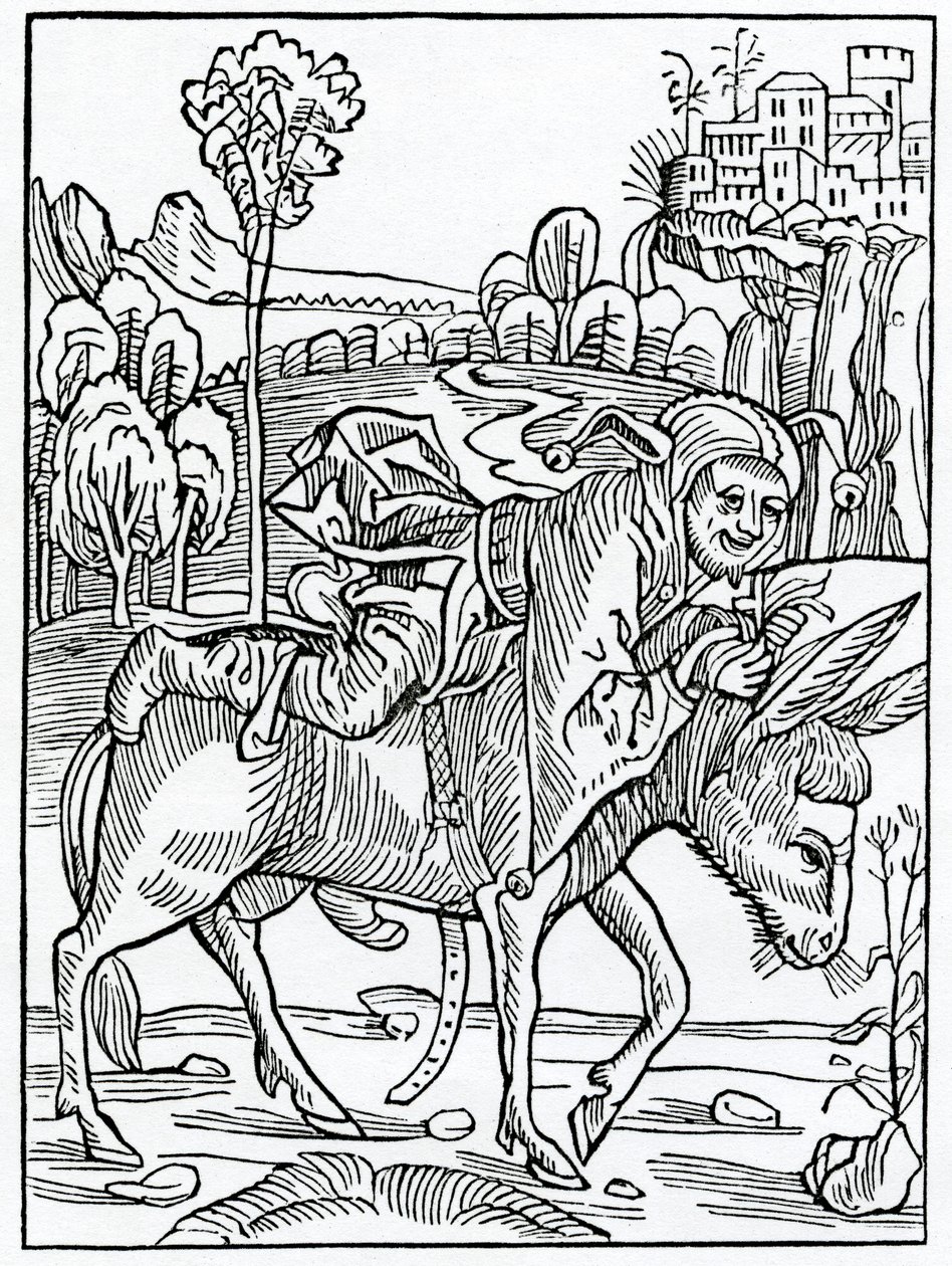 没有prouysyon的folys，来自Alexander Barclay的英文译本&39;The Ship of Fools&39;，摘自1874年出版的版本 作者 德国学校
