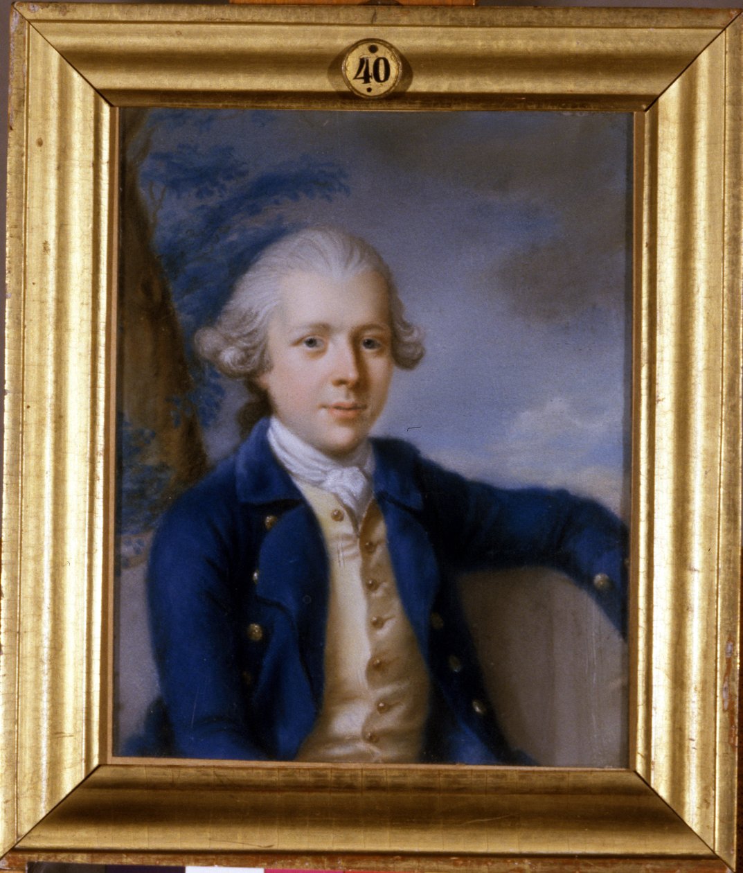 Duke Ernst II的肖像，1768年 作者 德国学校