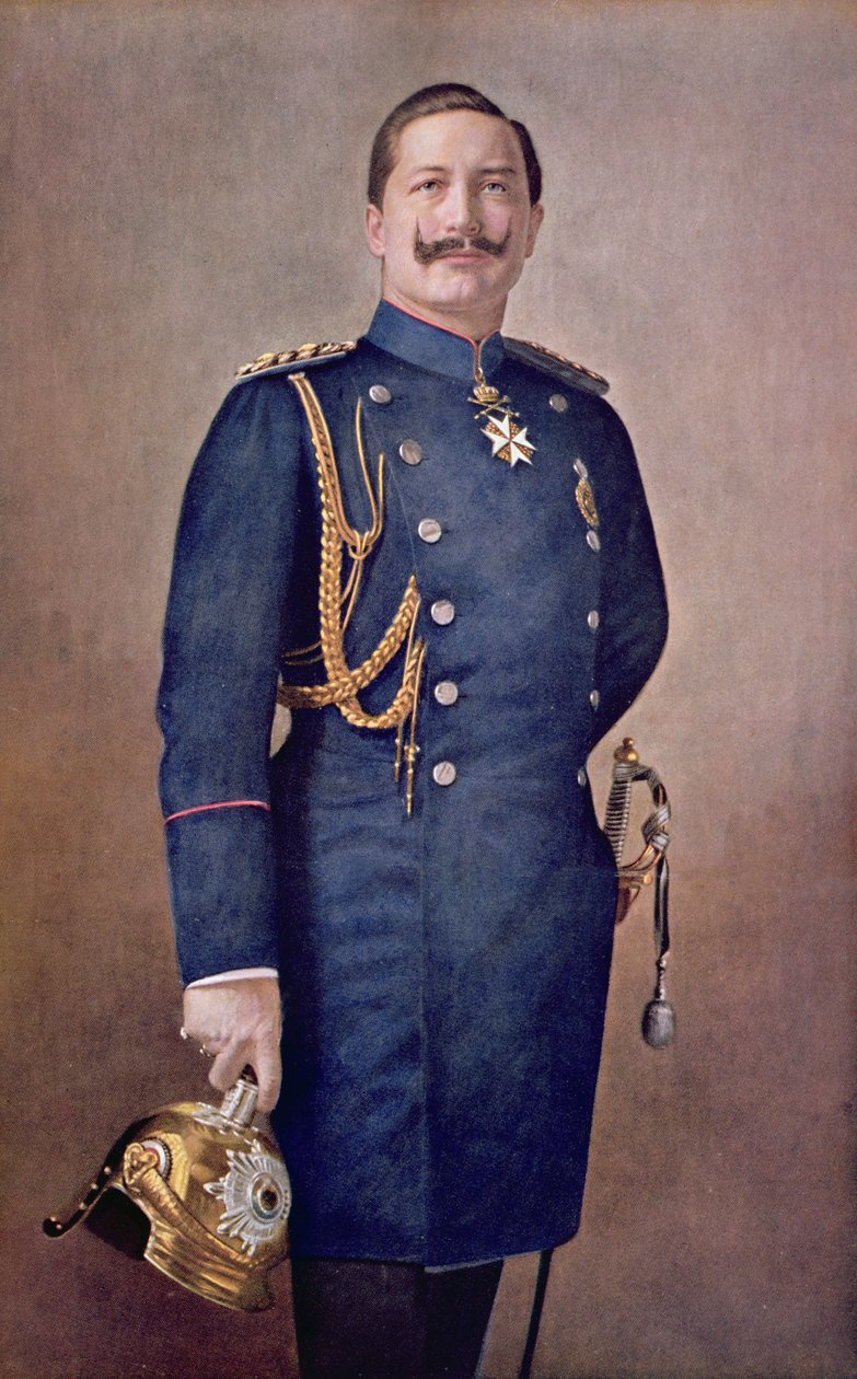 威廉皇帝二世（1859-1941）c.1900的肖像 作者 德国学校
