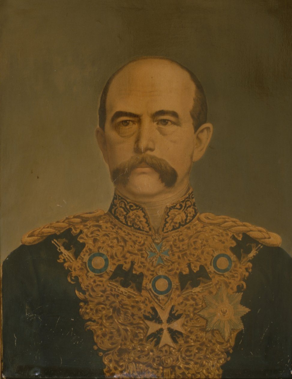 1865年，外交官制服中的奥托·冯·俾斯麦王子 作者 德国学校