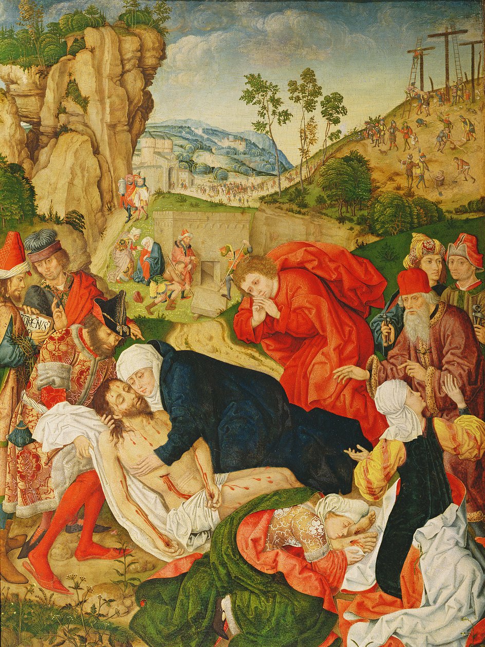 Entombment，c.1500 作者 德国学校
