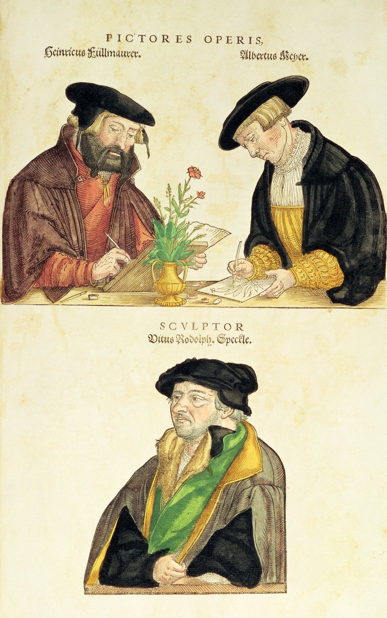 1542年伦纳德福克斯的De Historia Stirpium的插图画家 作者 德国学校