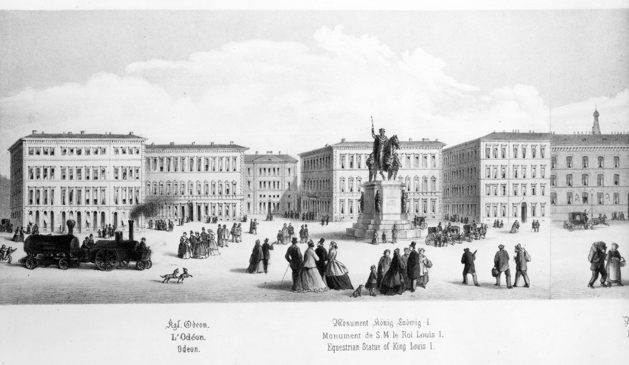 1869年慕尼黑的视图 作者 德国学校