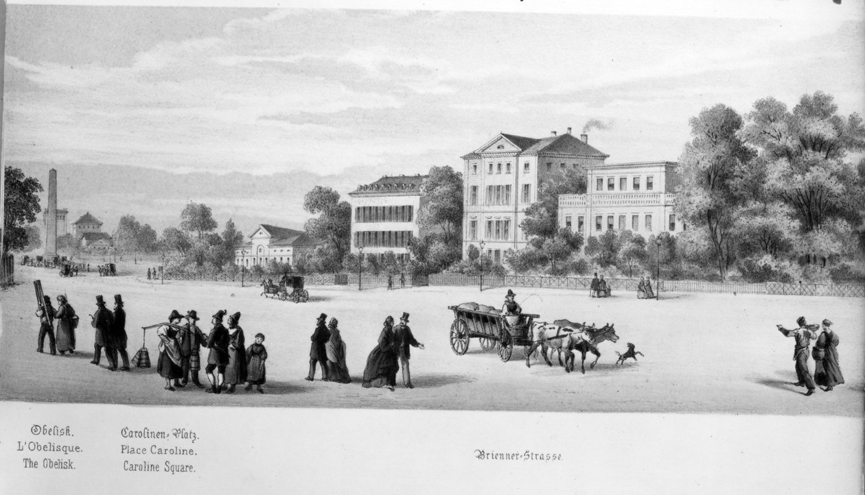 1869年慕尼黑的视图 作者 德国学校