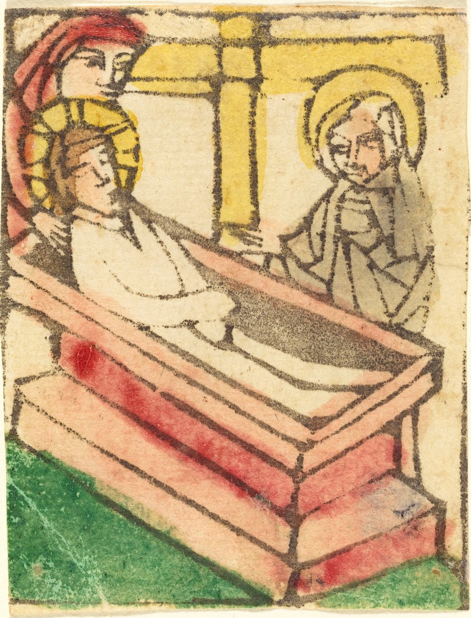 埋葬》（The Entombment 作者 德国 15 世纪