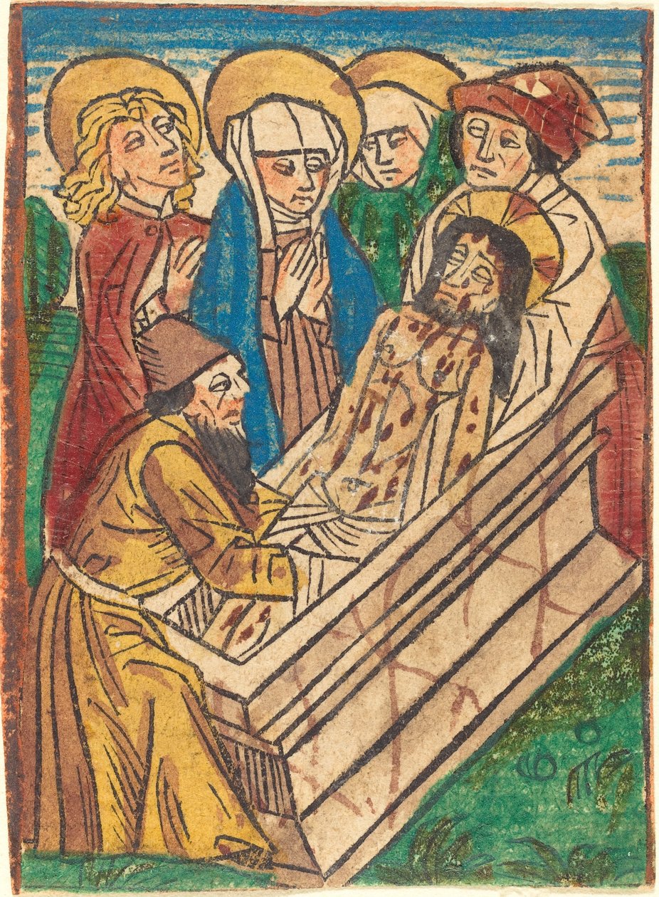 埋葬》（The Entombment 作者 德国 15 世纪