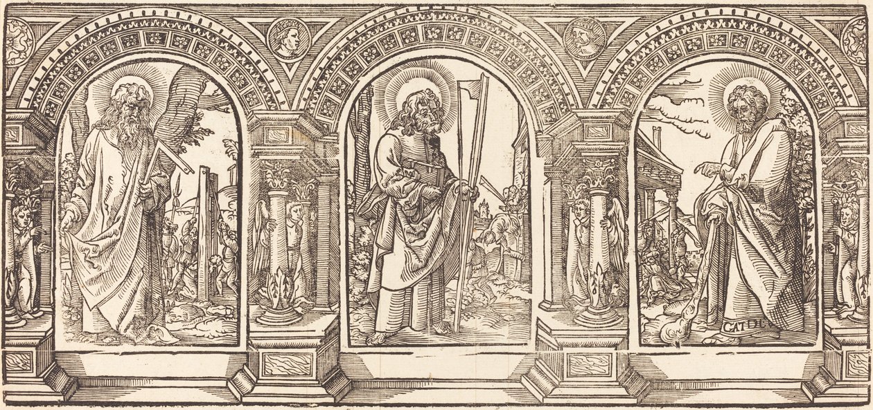 基督和他的门徒 IV 作者 德国 16 世纪 Martin Schongauer 之后