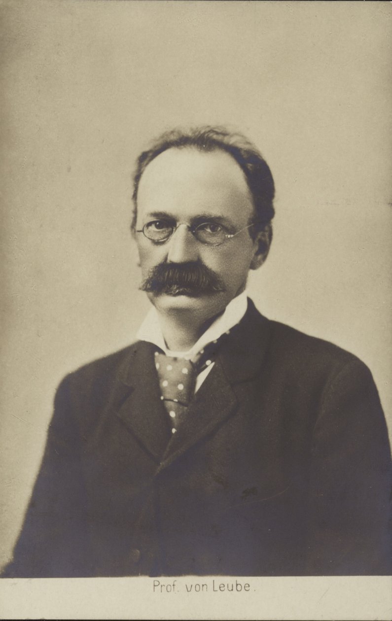 Wilhelm Olivier Leube（黑白照片） 作者 德国摄影师