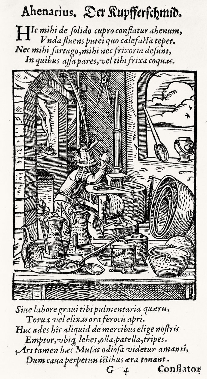 Copper-Smith，由Hartman Schopper出版 作者 德国学校