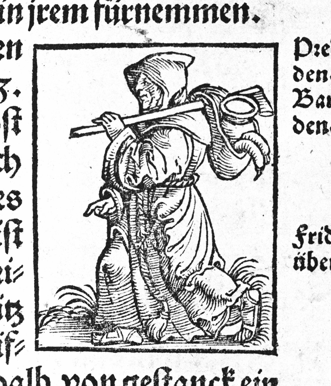 路上的朝圣者--在 "Den Edlen Strengen besten fromen "中，Johann Stumpff 作者 德国学校