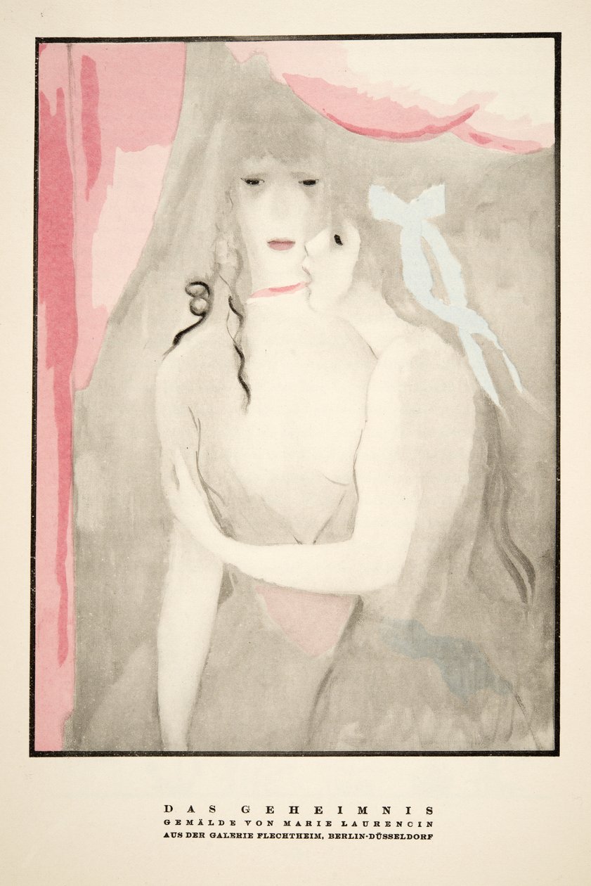 Flechtheim 画廊广告，选自《风格》，1922 年出版（pochoir 印刷品） 作者 德国学校