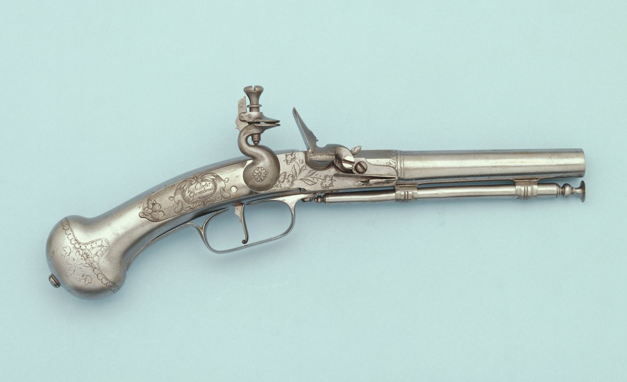 全钢fl发枪手枪，Jan Cloeter a Grevenbroich，约1660年 作者 德国学校