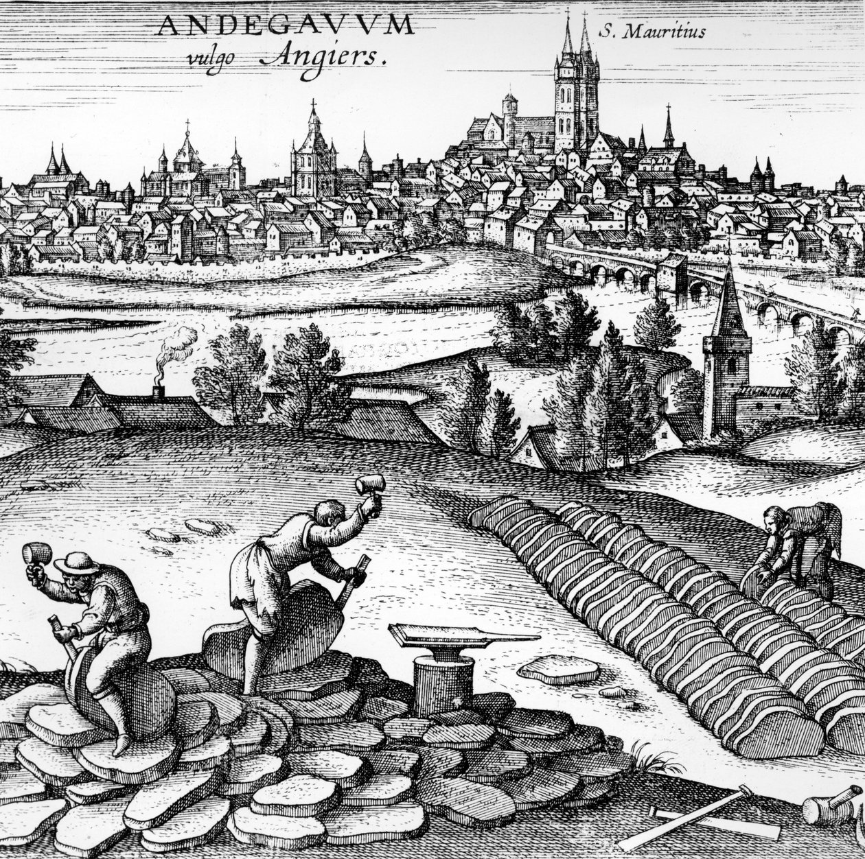 Andegavum一般Angiers，1598 作者 德国学校