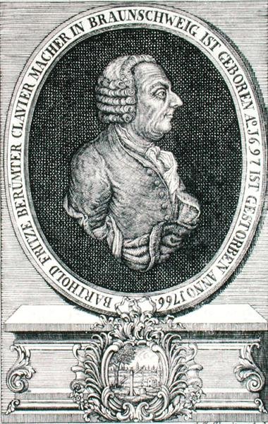 Barthold Fritz (1697-1766)，由J.C.刻制。艾伯林（雕刻） 作者 德国学校