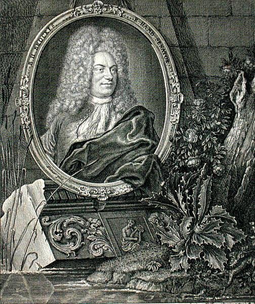 Barthold Heinrich Brockes (1680-1747)，Wolffgang刻的（雕刻）。 作者 德国学校