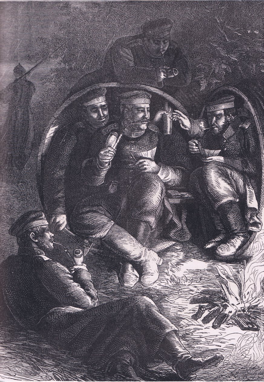 在梅斯之前，卡塞尔公司出版的卡塞尔法德战争史，约 1890 年（石版印刷） 作者 德国学校