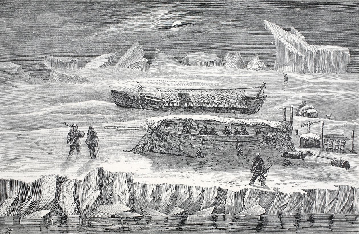Bivouac in Boats，pub。伦敦1874年 作者 德国学校